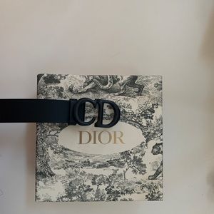 ❌SOLD❌Dior all black belt size 85